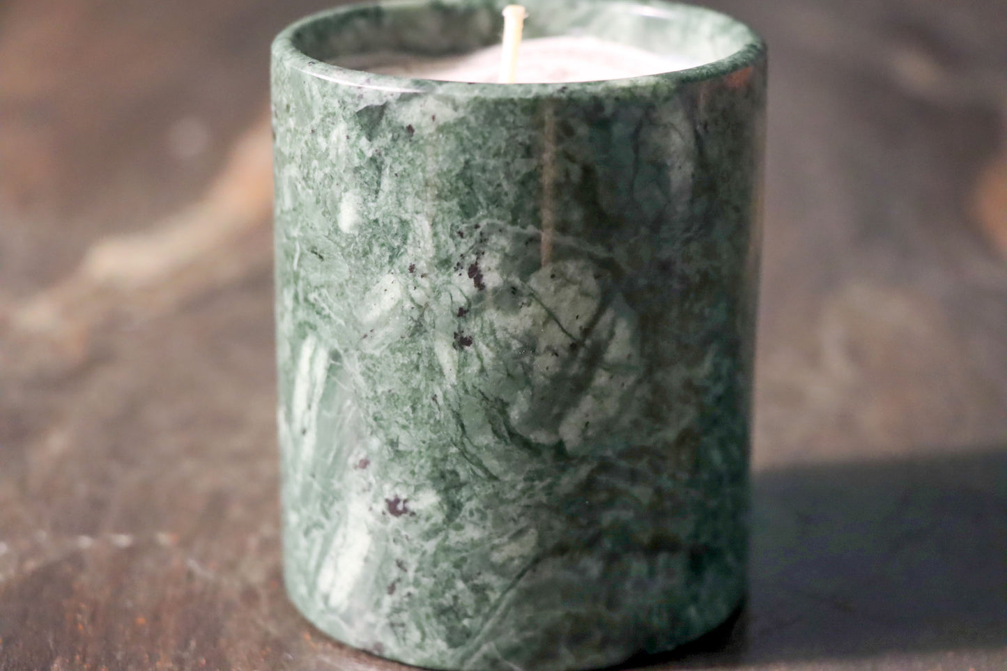 Dark Green Scented Candle