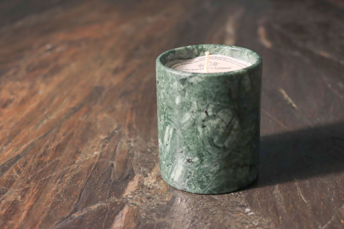 Dark Green Scented Candle