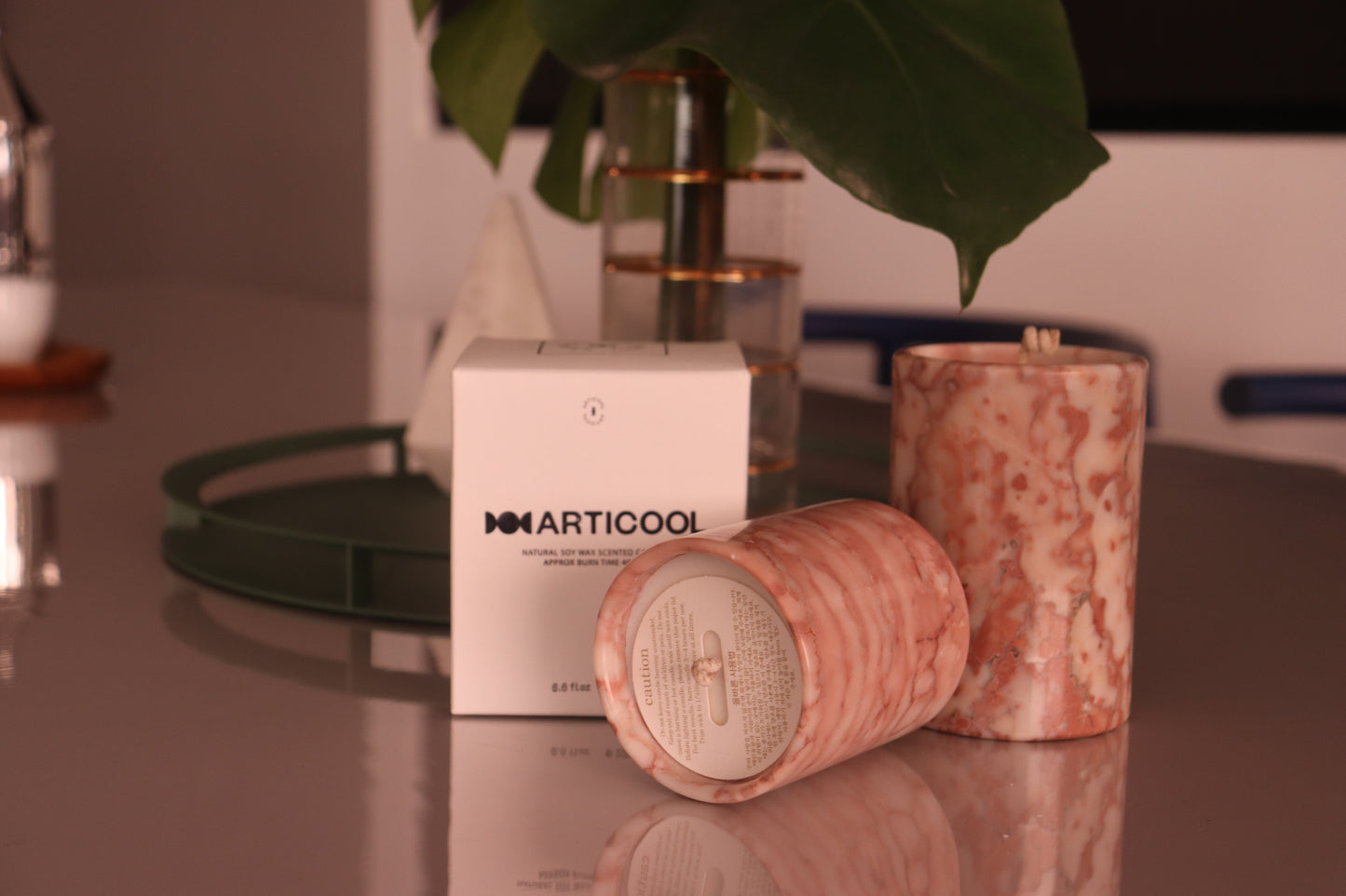 Red Dragon Jade Scented Candle