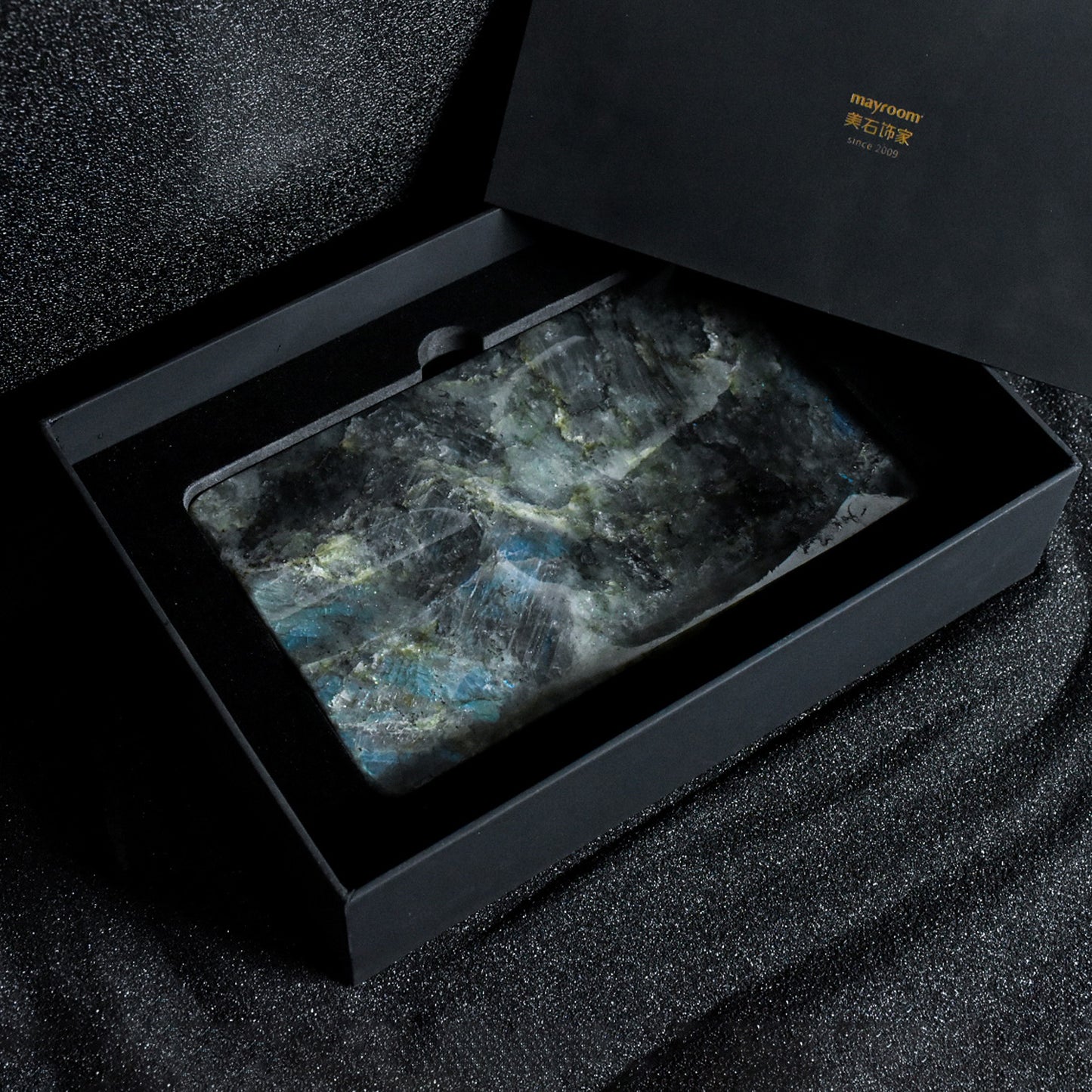 Sunset Boulevard Cigar Ashtray - Labradorite Blue