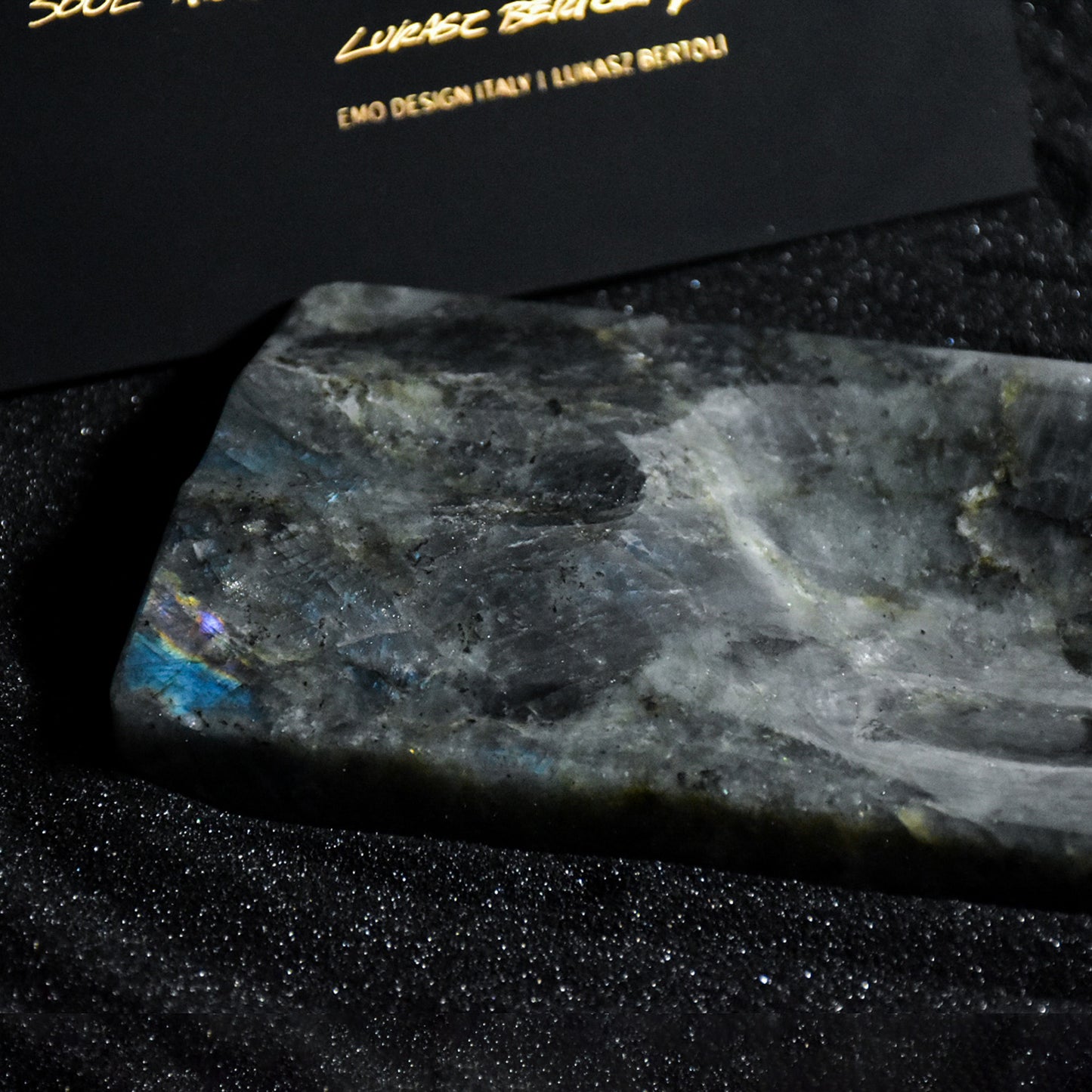 Sunset Boulevard Cigar Ashtray - Labradorite Blue