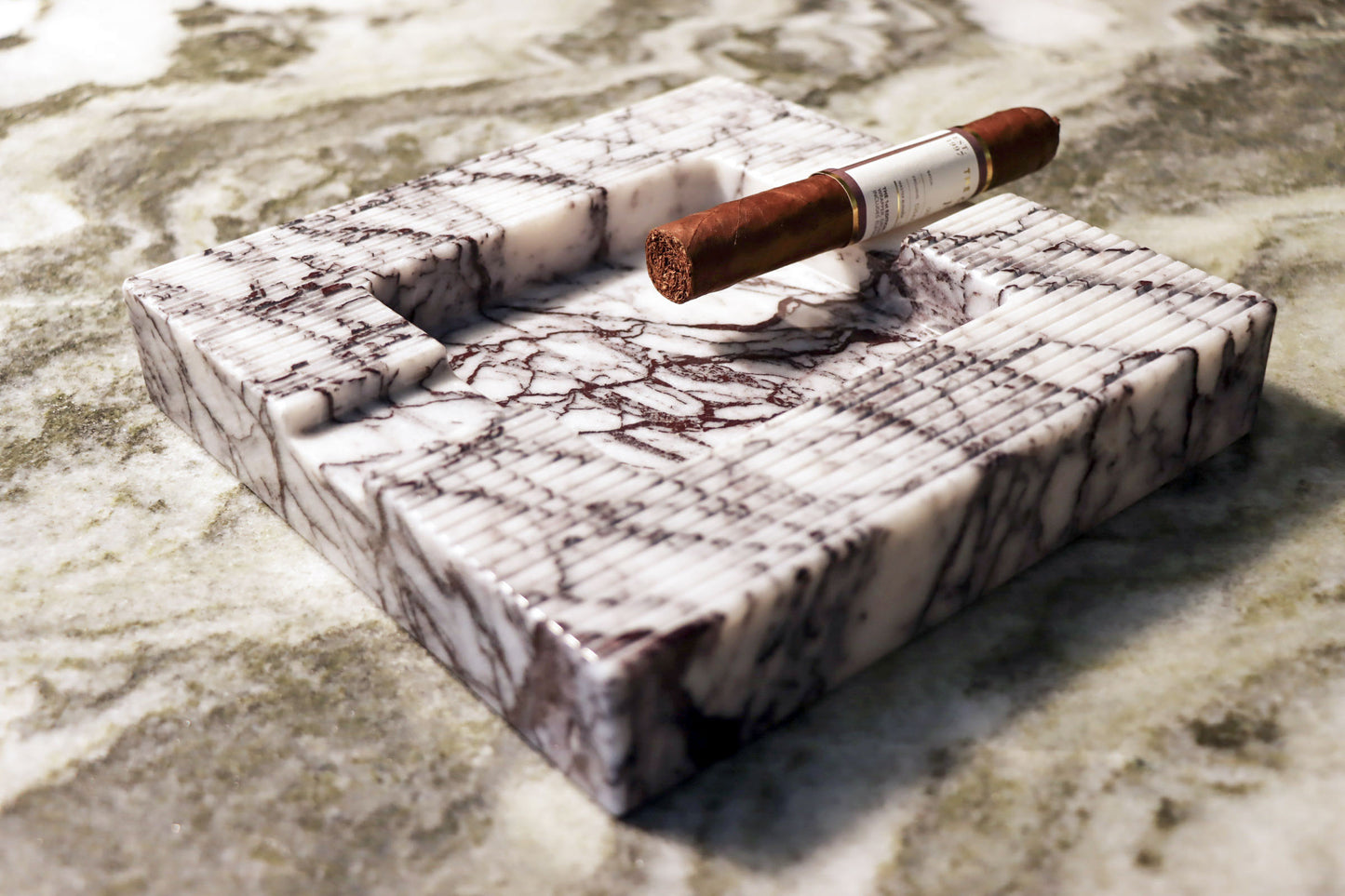 Marble Cigar Ashtray - Lilac