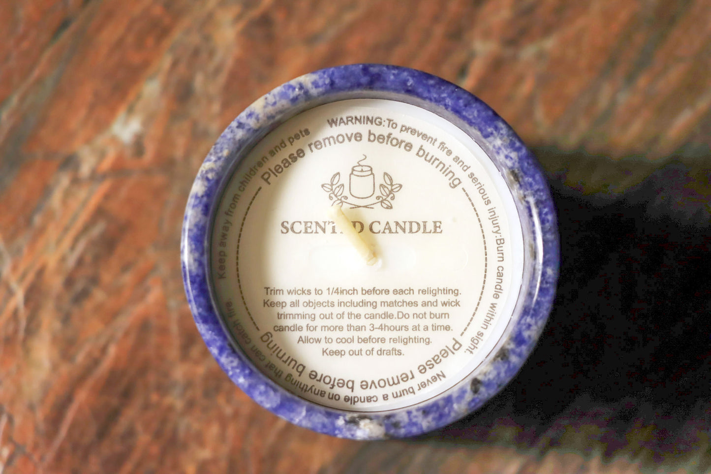 Azul Bahia Jar Candle, Scented Soy Wax Candle, Decorative Soy Wax Candle