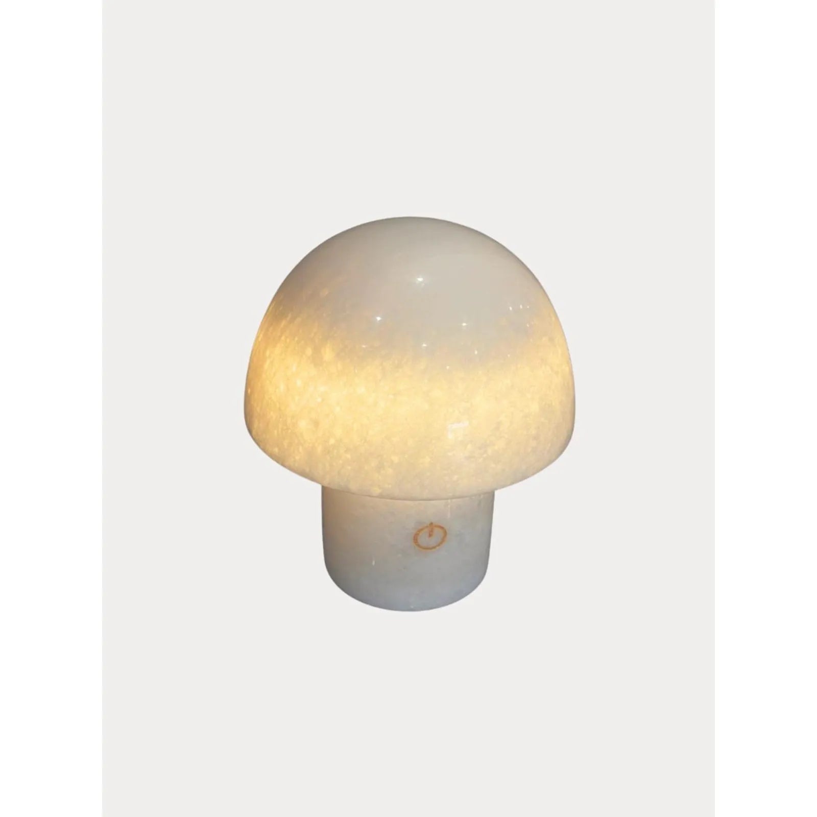Cloudy White Mushroom Night Light Virgo zodiac stone lamp 