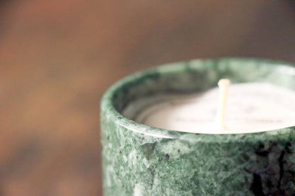 Dark Green Scented Candle
