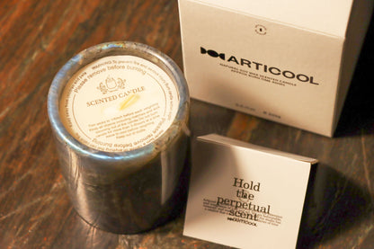 Labradorite Blue Jar Candle, Scented Candle, Decorative Soy Wax Candle