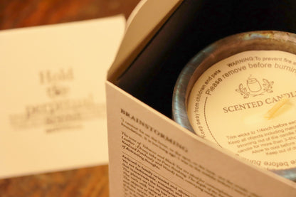 Labradorite Blue Jar Candle, Scented Candle, Decorative Soy Wax Candle