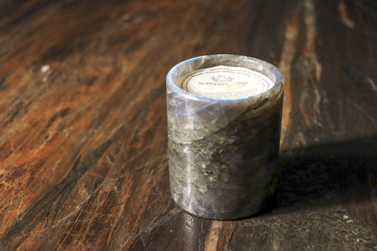 Labradorite Blue Jar Candle, Scented Candle, Decorative Soy Wax Candle