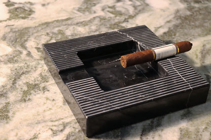 Marble Cigar Ashtray - Nero Margiua