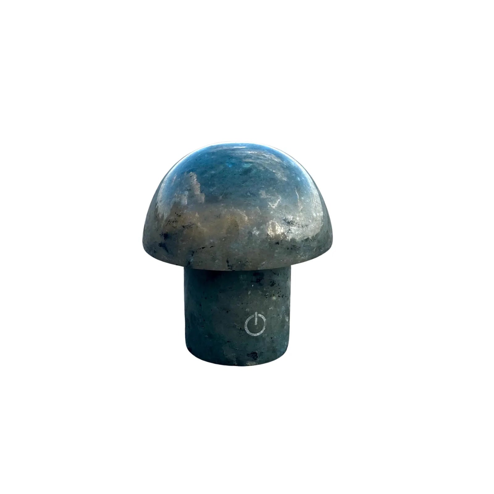 luxury natural stone bedside lamp blue jade decor cover