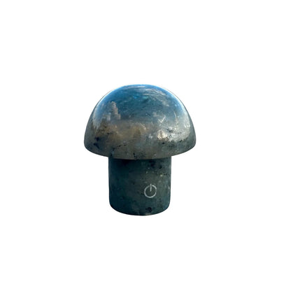 luxury natural stone bedside lamp blue jade decor cover