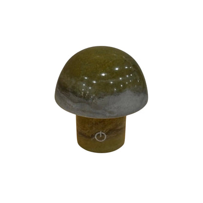 natural stone bedside light made from genuine green marble cover