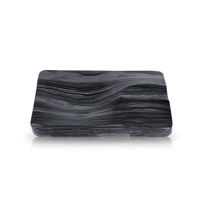 Sunset Boulevard Cigar Ashtray - Black Wood Vein Marble